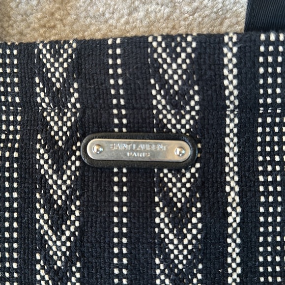 Saint Laurent Chevron and Striped Ikat Tote - Picture 2 of 4